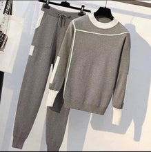 Load image into Gallery viewer, Stretch Jersey Loungewear (grey sets)
